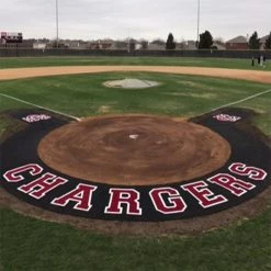 Sporturf 10' Home Plate Halo With Wings And Shock Pad