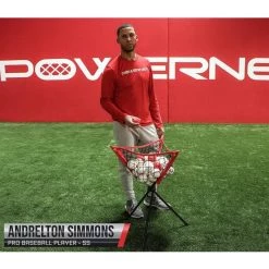 PowerNet 12-Pack Baseballs Limited Flight Crushers Ball Caddy