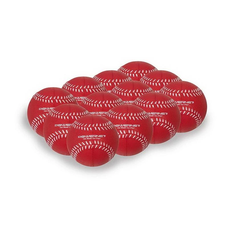 PowerNet Baseball Size Dent-Proof Foam-Tech Utility Training Balls 3 PowerNet Baseball Size Dent-Proof Foam-Tech Utility Training Balls