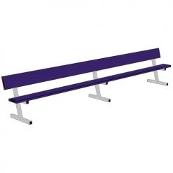 Jaypro 15' Player Bench W/Seat Back (Portable) 27 Jaypro 15' Player Bench W/Seat Back (Portable)