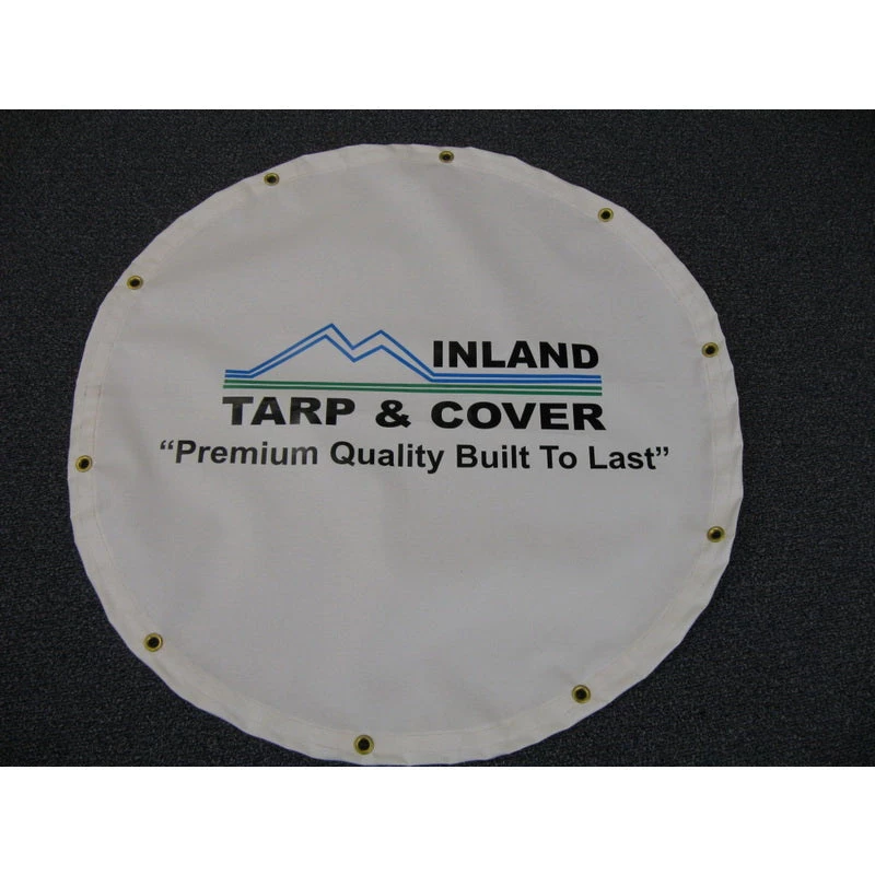 Inland Tarp & Liner Field Covers 18' Diameter 18 Oz Vinyl Pitchers Mound Cover 5 Inland Tarp & Liner Field Covers 18' Diameter 18 Oz Vinyl Pitchers Mound Cover