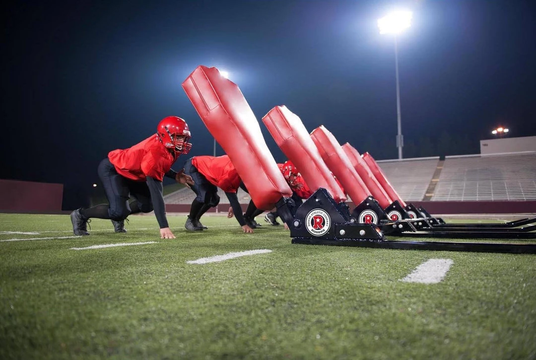 Rogers Athletic Rogers 7-Man PowerLine Football Blocking Sled 8 Rogers Athletic Rogers 7-Man PowerLine Football Blocking Sled