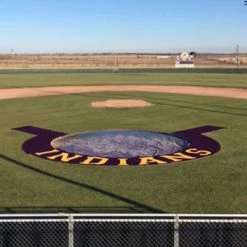 Sporturf 5' Home Plate Halo With Wings And Shock Pad