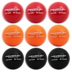 PowerNet 9-Pack 2.8" Weighted Progressive Training Balls 12 PowerNet 9-Pack 2.8