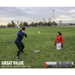 PowerNet 12-Pack Regulation Size Practice Softballs