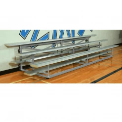 Bison Inc. Bison All Aluminum Easy Store Indoor Bleachers