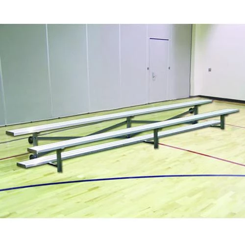 JayPro Indoor Bleachers 2 Row 21' Tip & Roll Standard Portable Aluminum Bleacher 3 JayPro Indoor Bleachers 2 Row 21' Tip & Roll Standard Portable Aluminum Bleacher