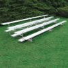 JayPro 4 Row 21' Outdoor Standard Aluminum Bleacher