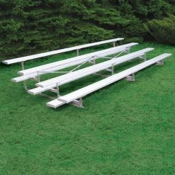 Bleachers JayPro 4 Row 27' Outdoor Standard Aluminum Bleacher