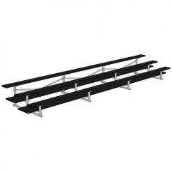Bleachers JayPro 3 Row 21' All Aluminum Preferred Bleacher