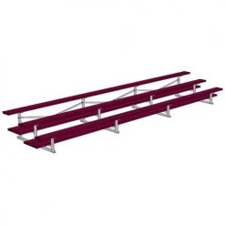 Bleachers JayPro 3 Row 21' All Aluminum Preferred Bleacher