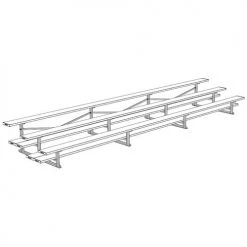 Bleachers JayPro 3 Row 21' All Aluminum Preferred Bleacher