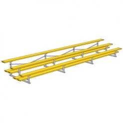 Bleachers JayPro 3 Row 21' All Aluminum Preferred Bleacher