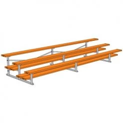JayPro 3 Row 15' All Aluminum Preferred Bleacher