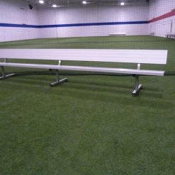 Bison Inc. Indoor Bleachers Bison Player Bench With Backrest