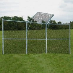 Chain Link Backstops JayPro Permanent Baseball/Softball Backstop 3 Panel
