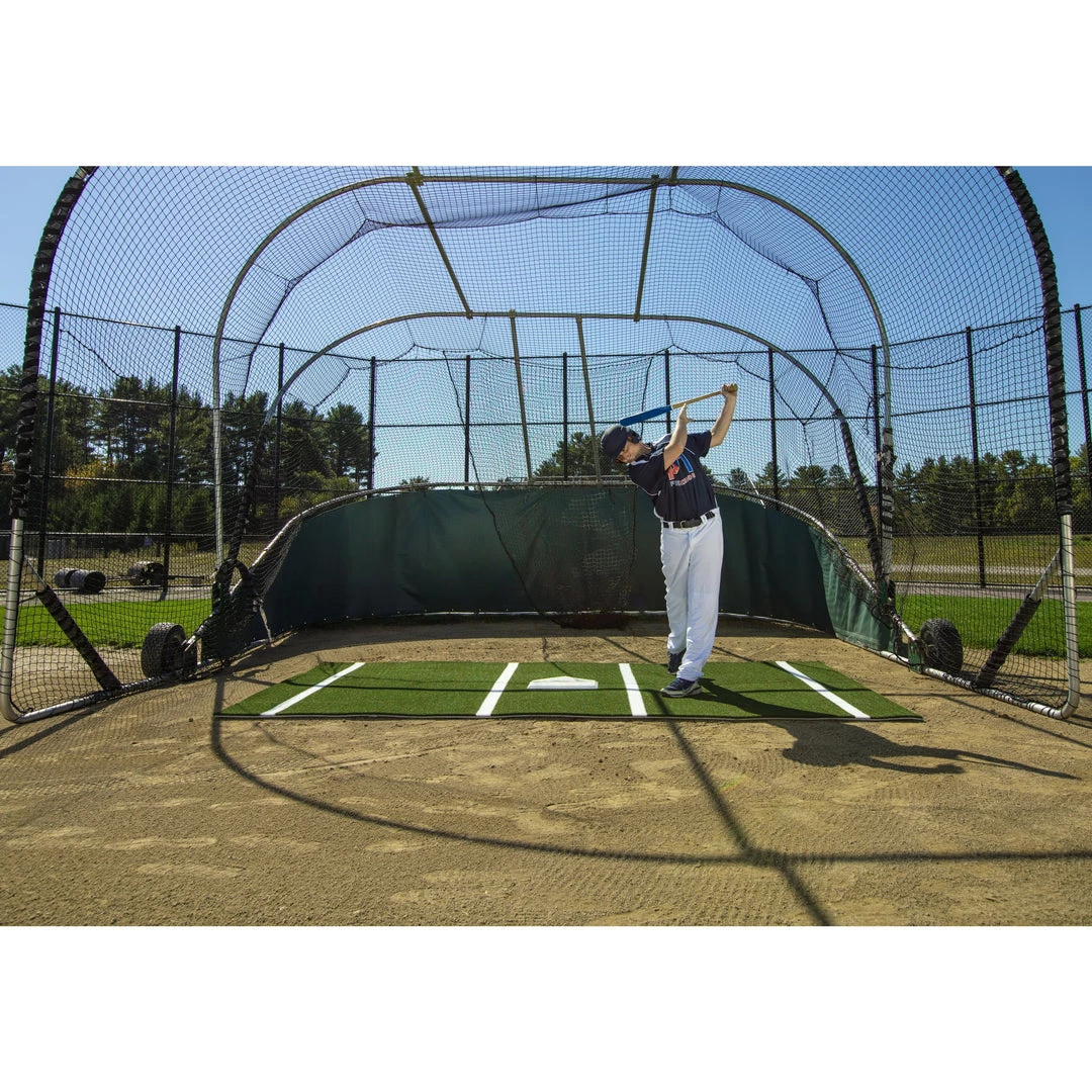 ProMounds 12' X 6' Lined Portable Batting Mat Pro Batting Mats 3 ProMounds 12' X 6' Lined Portable Batting Mat Pro Batting Mats