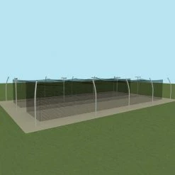 JayPro 55' - 70' Professional Batting Cage Tunnel Frame -4