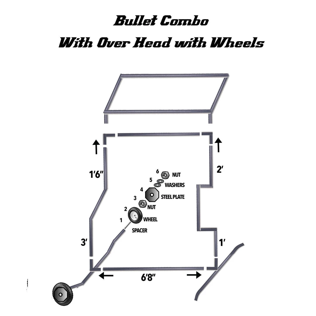 Better Baseball Bullet Screens L-Screen Combo With Overhead Protector 5 Better Baseball Bullet Screens L-Screen Combo With Overhead Protector