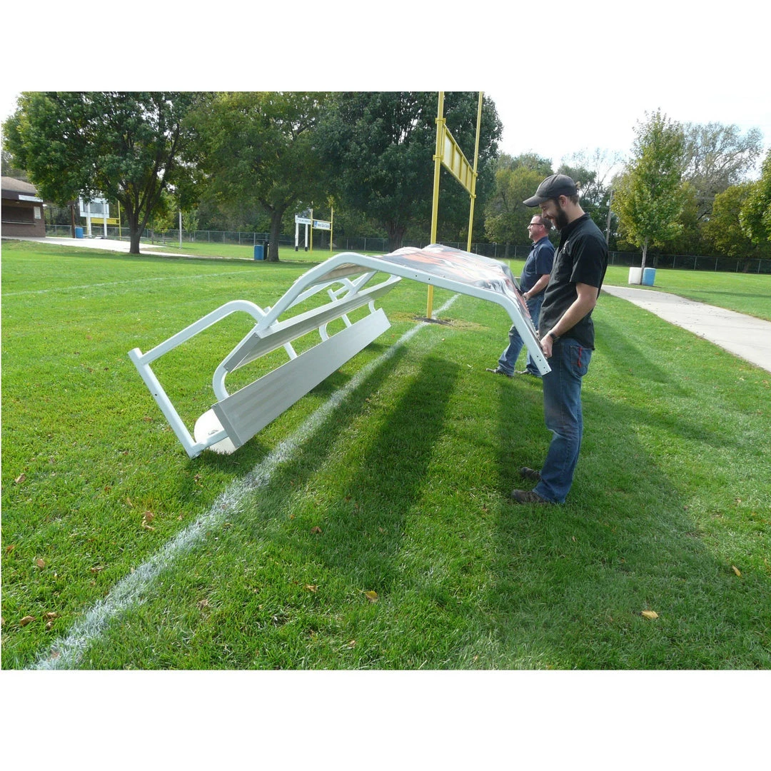 Bison Inc. Bison Graphic Portable No-Tip Covered Bench 4 Bison Inc. Bison Graphic Portable No-Tip Covered Bench