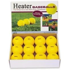 Heater Sports Heater Dimpled Pitching Machine Baseballs Pitching Machine Balls