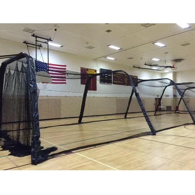 Complete Batting Cages BATCO Indoor And Outdoor Foldable Batting Cage With Net #42 Braided Nylon 11 Complete Batting Cages BATCO Indoor And Outdoor Foldable Batting Cage With Net #42 Braided Nylon