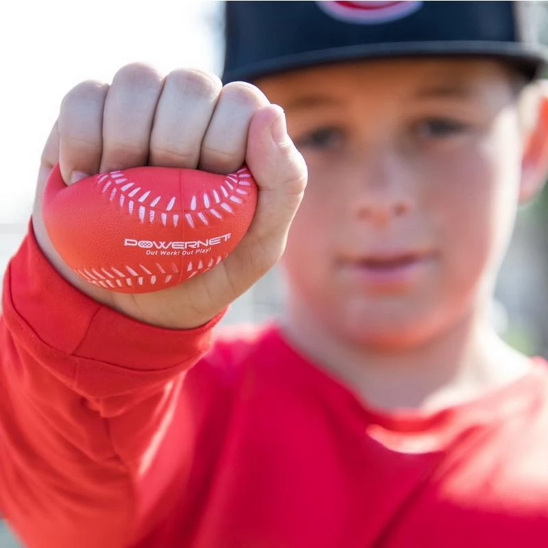 PowerNet Baseball Size Dent-Proof Foam-Tech Utility Training Balls 8 PowerNet Baseball Size Dent-Proof Foam-Tech Utility Training Balls