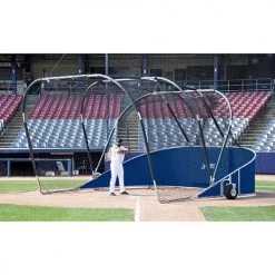 JayPro Big League Professional Hitting Turtle Backstop For Baseball #42 Nylon Complete Batting Cages
