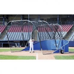 JayPro Big League Professional Hitting Turtle Backstop For Baseball #42 Nylon Complete Batting Cages