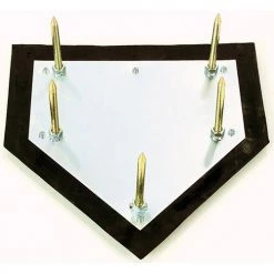 JayPro Major League Home Plate – W/ 5 Spikes Bases & Plates