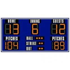 Scoreboards Jaypro Baseball Softball Wireless Scoreboard With Digital Indicators
