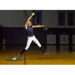 ProMounds Jennie Finch Softball Pitching Mini-Mat W/ Powerline Softball Pitching Mats