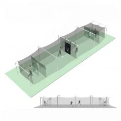 Jugs Sports Jugs Split Cage™ With #96 Polyester Netting