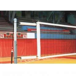 Bison Inc. Kevlar Competition Volleyball Net With Cable Covers And Storage Bag