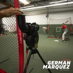 Powernet Launch F-lite Baseball And Softball Pitching Machine