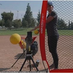 Powernet Launch F-lite Baseball And Softball Pitching Machine