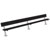 JayPro 15' Player Bench W/Seat Back (Surface Mount) 1 JayPro 15' Player Bench W/Seat Back (Surface Mount)