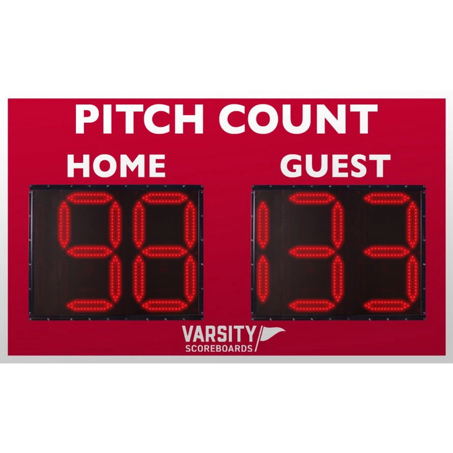 Varsity Scoreboards PCD3 Baseball Pitch Count 3 Varsity Scoreboards PCD3 Baseball Pitch Count