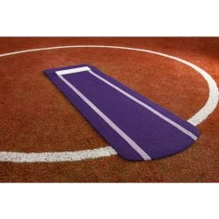 PortoLite Paisley's Ultimate Spiked Softball Practice Mat - Lined Softball Pitching Mats