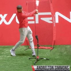 PowerNet Adjustable Height Batting Tee For Baseball And Softball