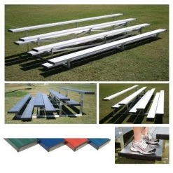 Athletic Connection Preferred Powder Coated Low Rise Bleachers