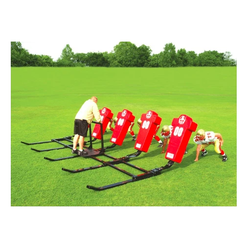 Fisher Brute 2 Youth Football Blocking Sled - 4 Man 4 Fisher Brute 2 Youth Football Blocking Sled - 4 Man