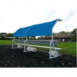 Bison Inc. Bison Solid Color Portable No-Tip Covered Bench