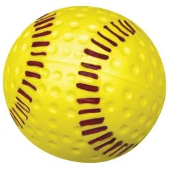 Pitching Machine Balls Sports Attack 12" Yellow Dimpled Seamed Softballs