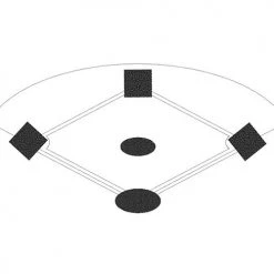 JayPro Baseball Field Cover - Home Plate Field Covers