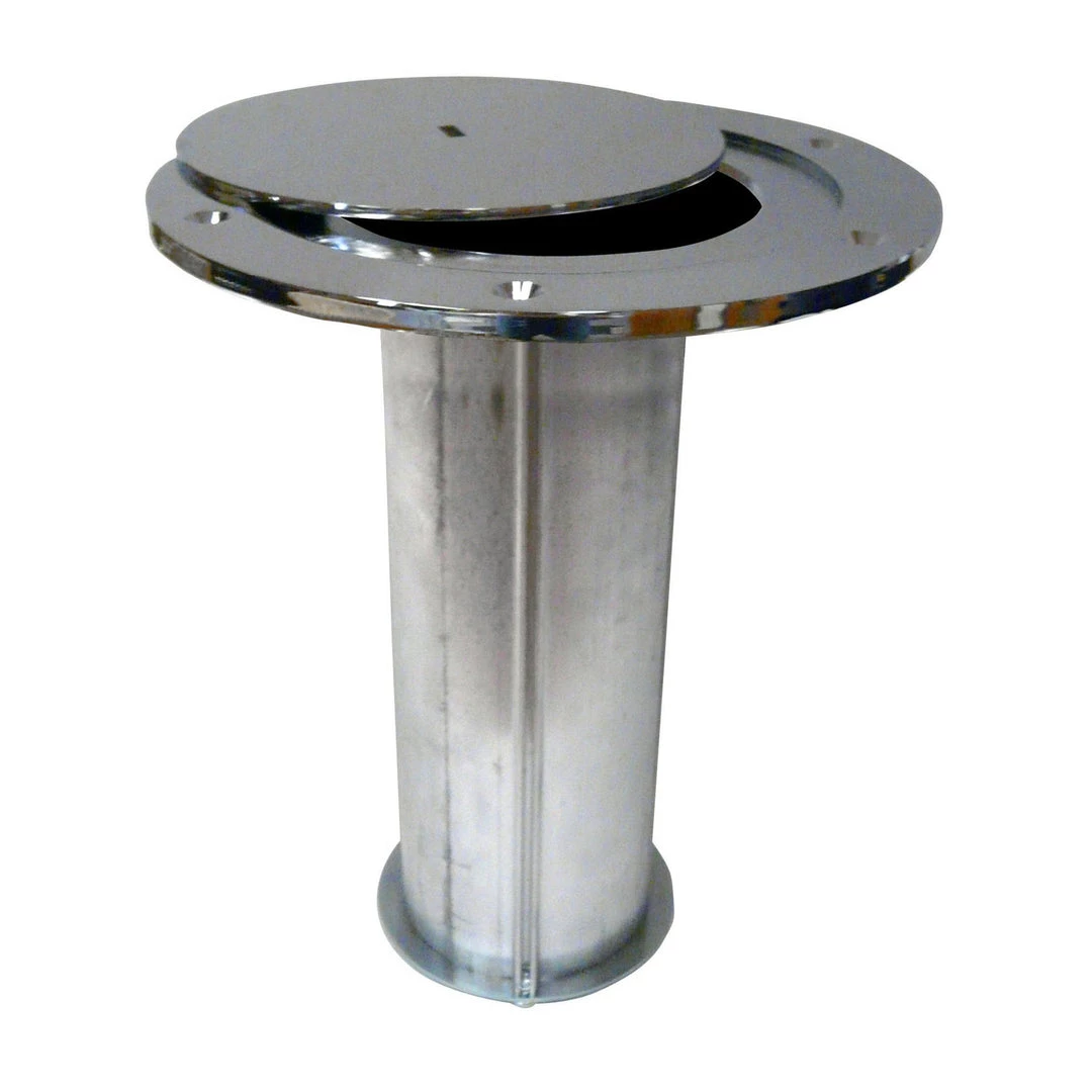 Bison Inc. Bison Volleyball Socket With Chrome Plated Steel Swivel Cover Plate 3 Bison Inc. Bison Volleyball Socket With Chrome Plated Steel Swivel Cover Plate