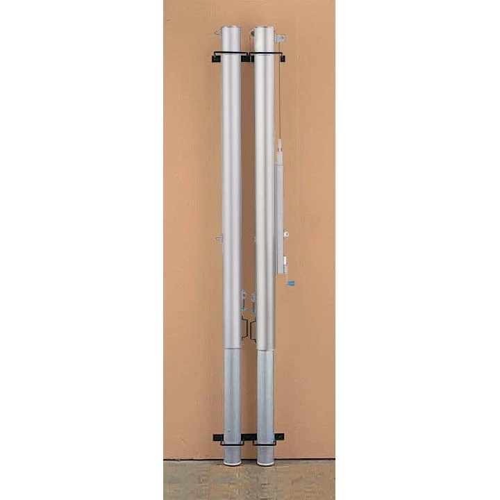 Bison Inc. Bison Volleyball Wall Mounted Post Storage Brackets 3 Bison Inc. Bison Volleyball Wall Mounted Post Storage Brackets