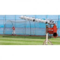 Heater Sports Heater Jr & Xtender 24 Pitching Machine+Batting Cage Combo