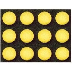 Pitching Machine Balls BATA 12" Yellow Dimpled Softballs Dozen Pack