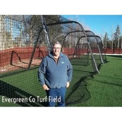 Complete Batting Cages BATCO Indoor And Outdoor Foldable Batting Cage With Net #42 Braided Nylon